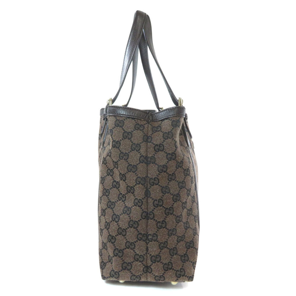 Gucci Abbey GG Canvas Tote Bag brown monogram canvas leather - Picture 3 of 11